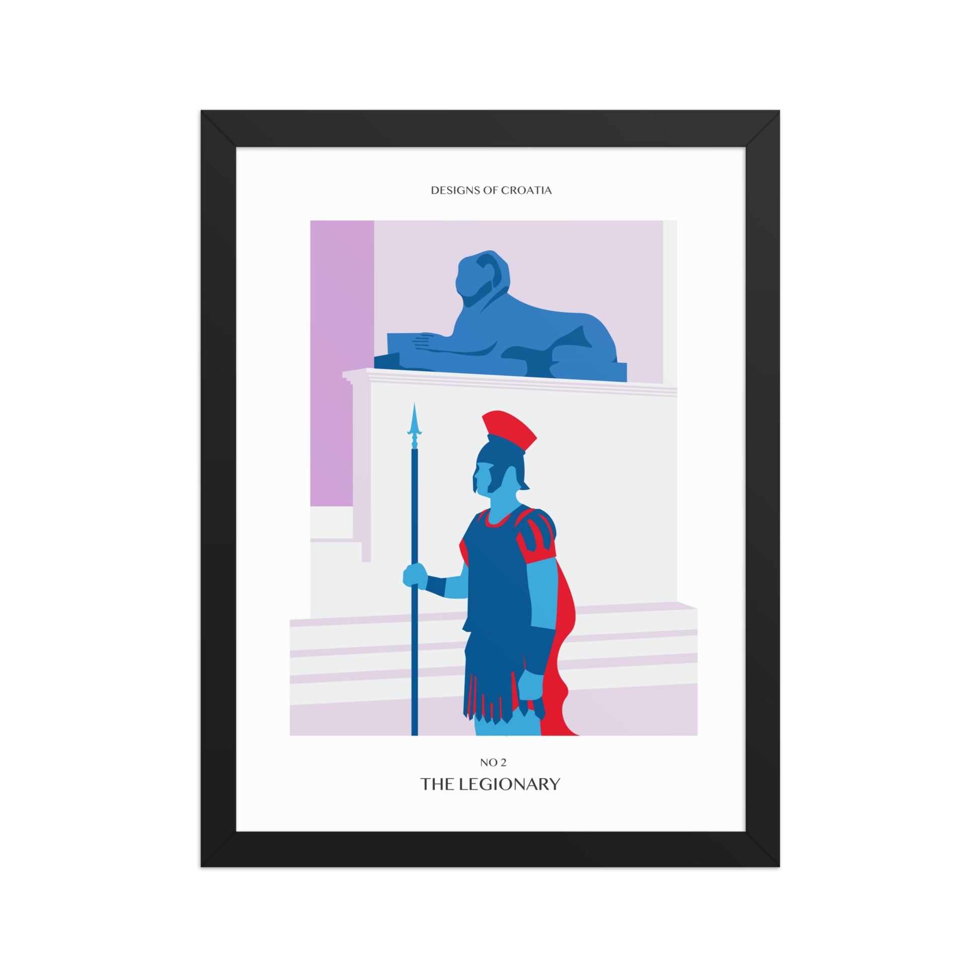 Framed matte paper poster - The Legionary