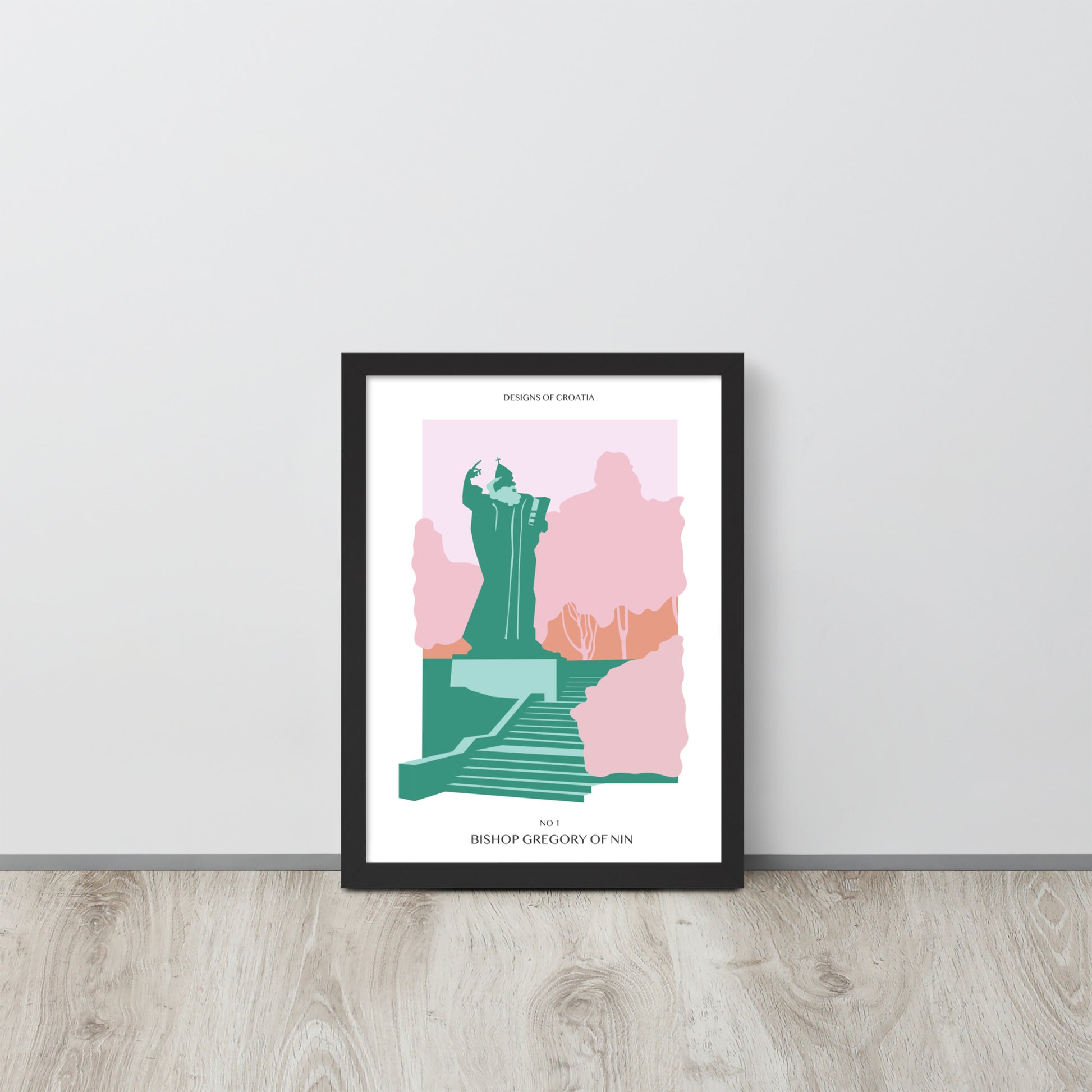 Framed matte paper poster - Bishop Gregory of Nin