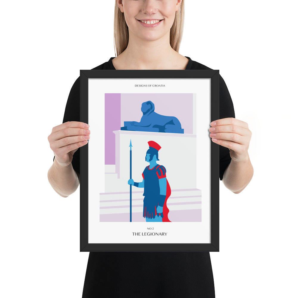 Framed matte paper poster - The Legionary