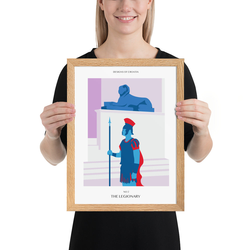 Framed matte paper poster - The Legionary