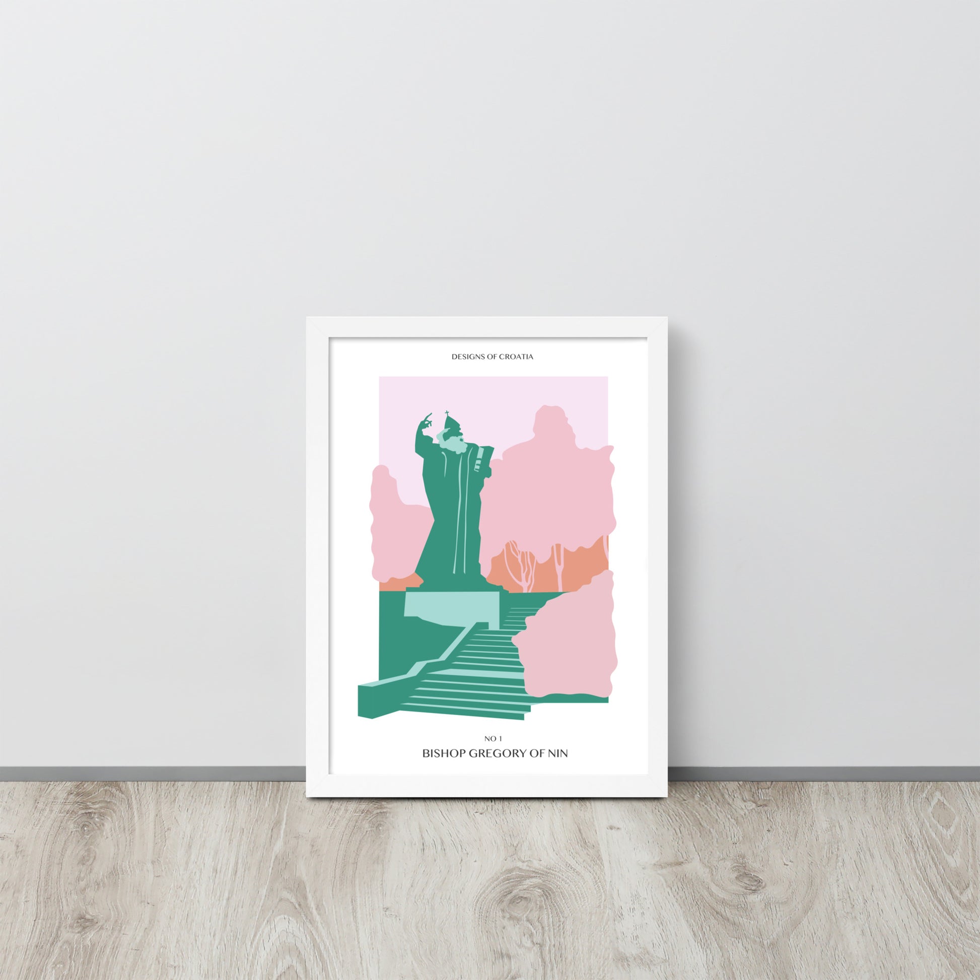 Framed matte paper poster - Bishop Gregory of Nin