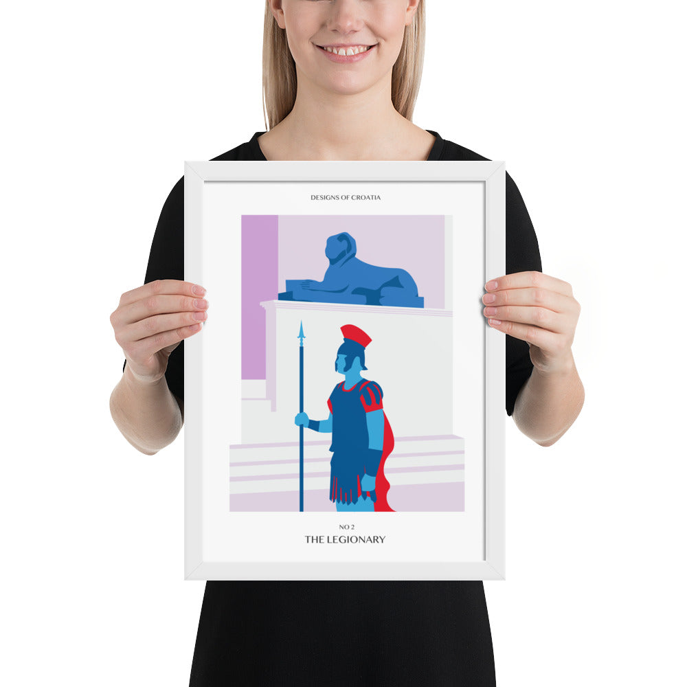 Framed matte paper poster - The Legionary